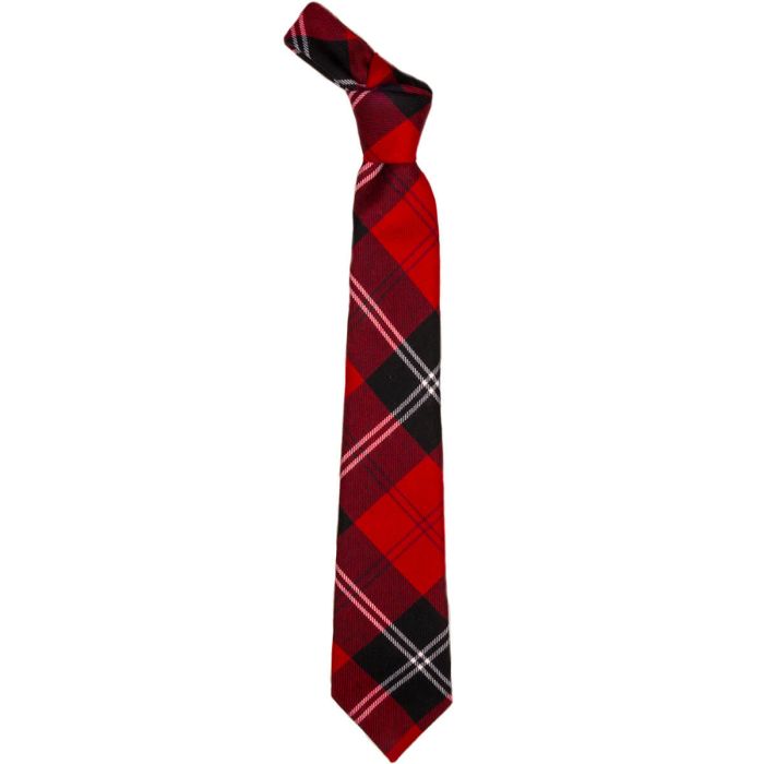 Lochcarron Of Scotland Ramsay Red Modern Tartan Tie