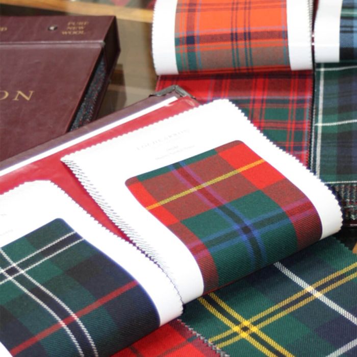 Lochcarron Of Scotland Reiver 10 Oz. LightWeight Tartan Fabric Sample