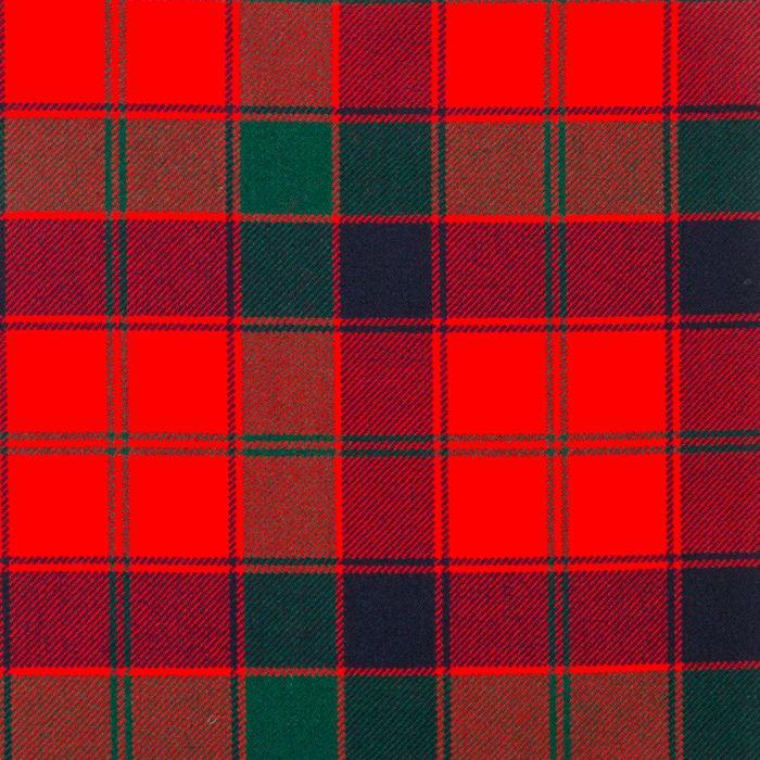 lochcarron of scotland Robertson Red Modern Heavyweight Tartan Fabric