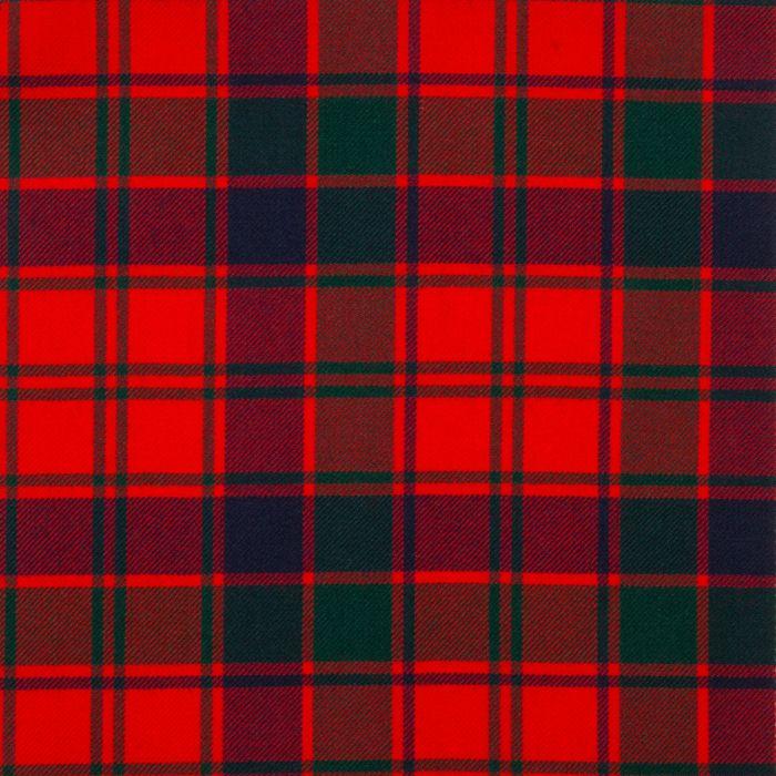 lochcarron of scotland Robertson Red Modern Medium Weight Tartan Fabric