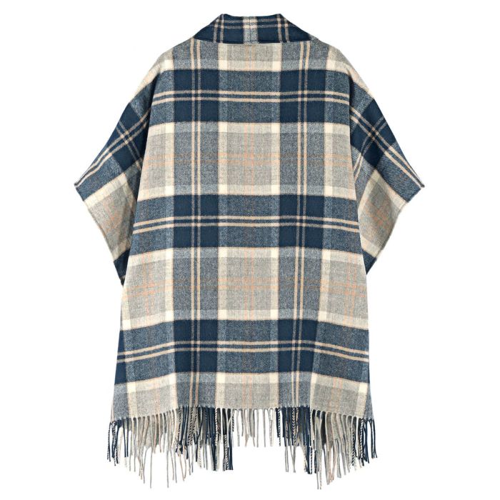 Lochcarron Of Scotland Robyn Bannockbane Grey Tartan Lambswool Jacket