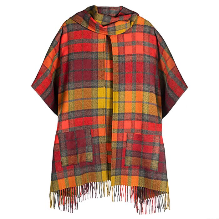 Lochcarron Of Scotland Robyn Buchanan Berry Tartan Lambswool Jacket