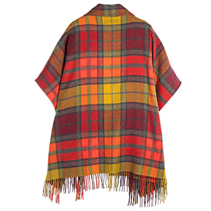 Lochcarron Of Scotland Robyn Buchanan Berry Tartan Lambswool Jacket