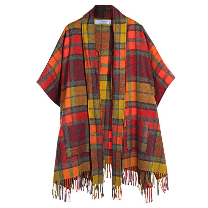 lochcarron of scotland Robyn Buchanan Berry Tartan Lambswool Jacket