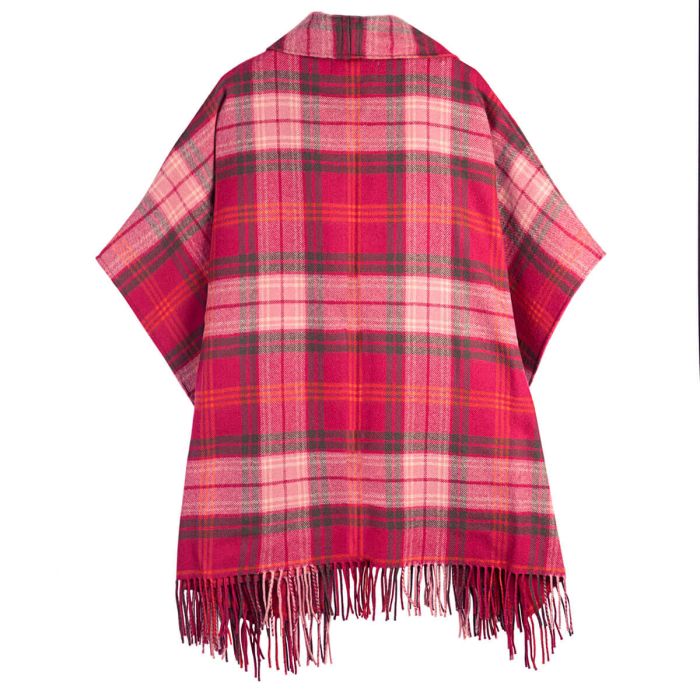 Lochcarron Of Scotland Robyn Lochcarron Hunting Rose Tartan Lambswool Jacket