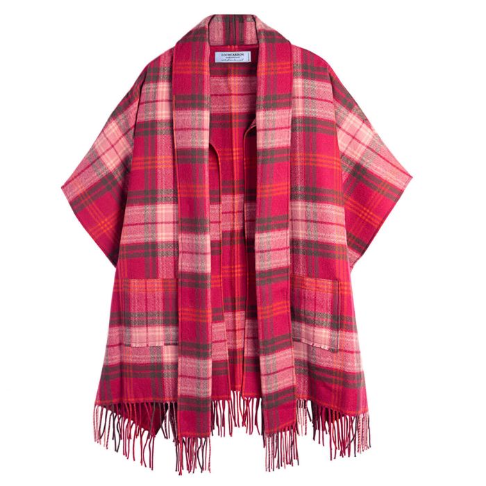 lochcarron of scotland Robyn Lochcarron Hunting Rose Tartan Lambswool Jacket