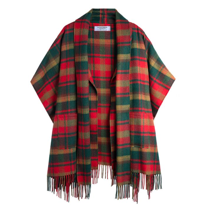 lochcarron of scotland Robyn Maple Leaf Canadian Tartan Lambswool Jacket