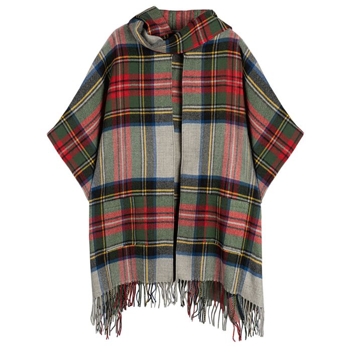Lochcarron Of Scotland Robyn Stewart Dress Silver Modern Tartan Lambswool Jacket
