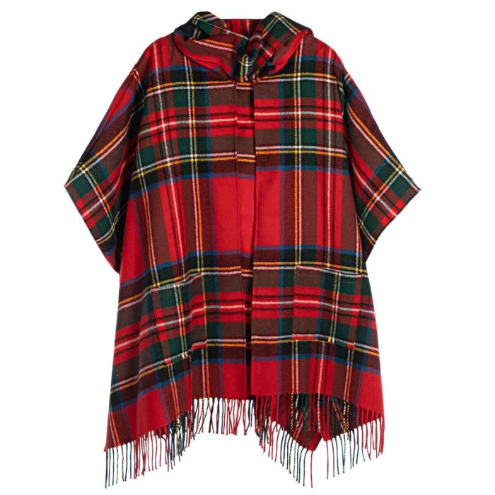 Lochcarron Of Scotland Robyn Stewart Royal Modern Tartan Lambswool Jacket