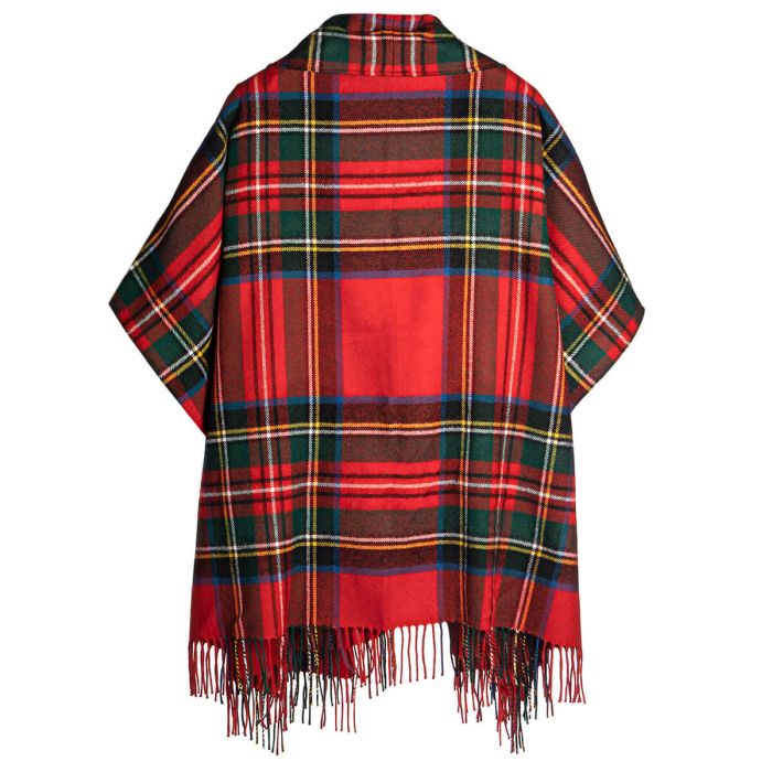 Lochcarron Of Scotland Robyn Stewart Royal Modern Tartan Lambswool Jacket