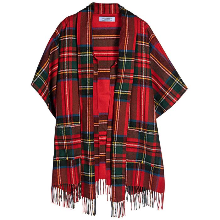 lochcarron of scotland Robyn Stewart Royal Modern Tartan Lambswool Jacket
