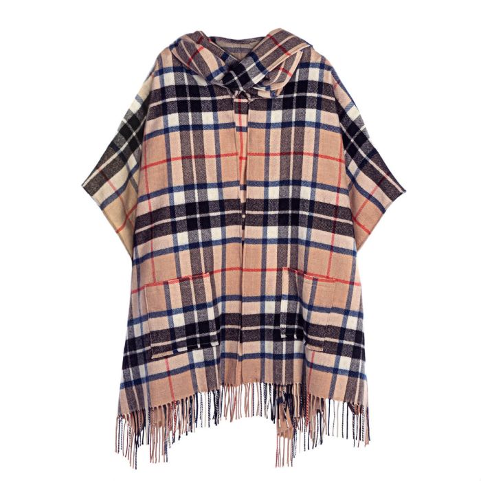 Lochcarron Of Scotland Robyn Thomson Camel Modern Tartan Lambswool Jacket