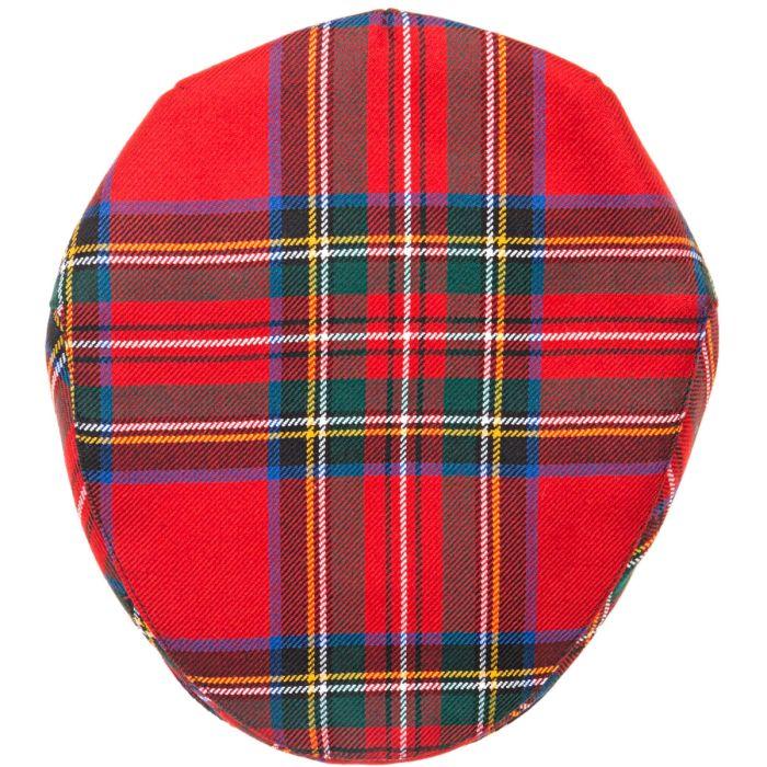 Lochcarron Of Scotland Royal Stewart Tartan Barnton Flat Cap