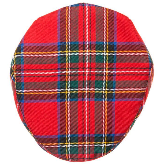 lochcarron of scotland Royal Stewart Tartan Barnton Flat Cap