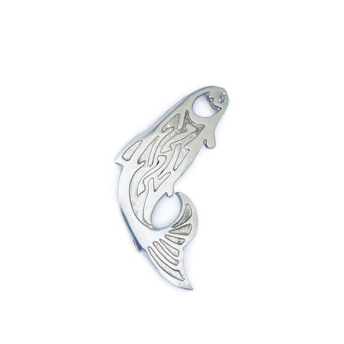 lochcarron of scotland Salmon Kilt Pin in Polished Pewter