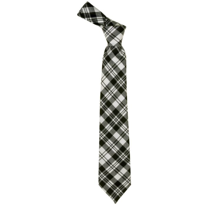 Lochcarron Of Scotland Scott Black/White Modern Tartan Tie