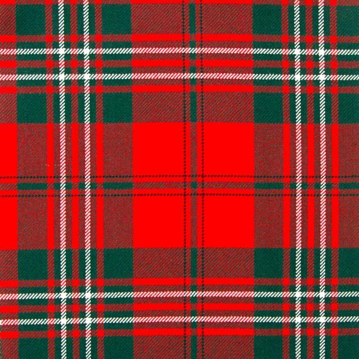 lochcarron of scotland Scott Red Modern Heavyweight Tartan Fabric