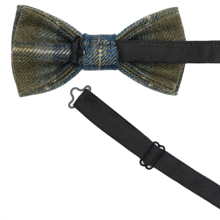 Lochcarron Of Scotland Scottish Borderland Weathered Selkirk Heavyweight Tweed Bow Tie