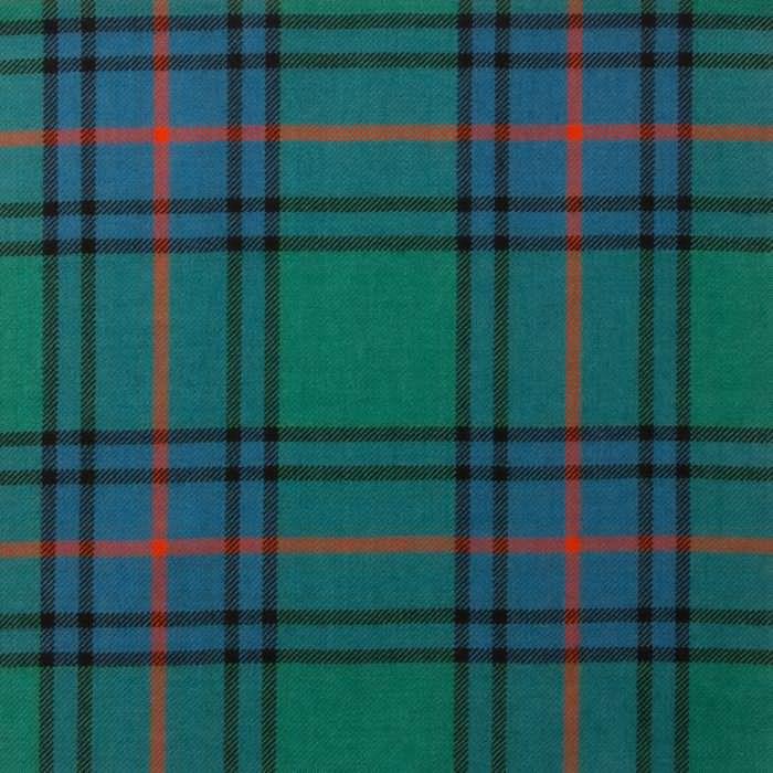lochcarron of scotland Shaw Green Ancient Lightweight Tartan Fabric