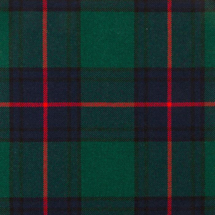 lochcarron of scotland Shaw Green Modern Heavyweight Tartan Fabric