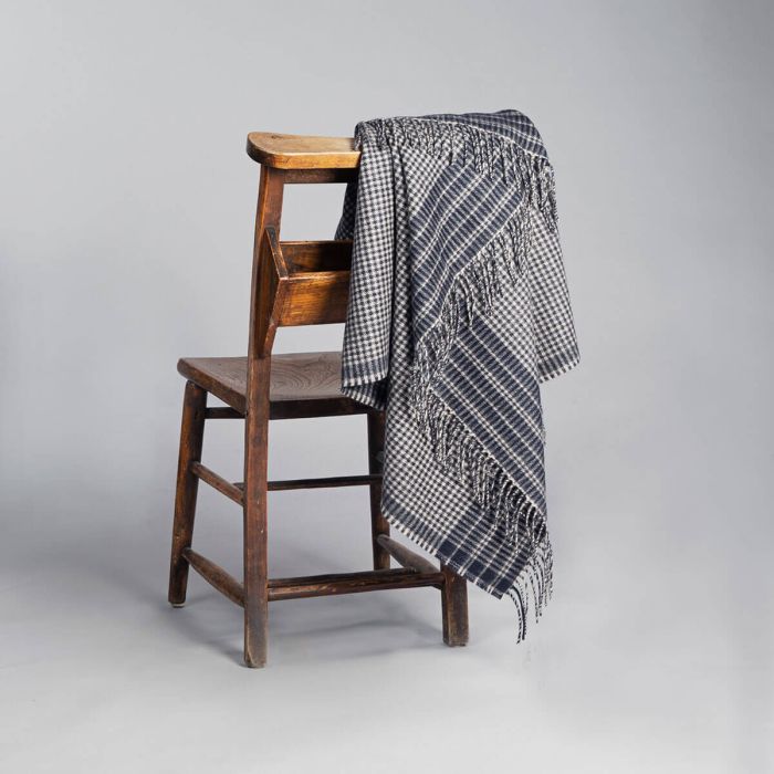 Lochcarron Of Scotland Shepherd Emsket Lambswool Blanket