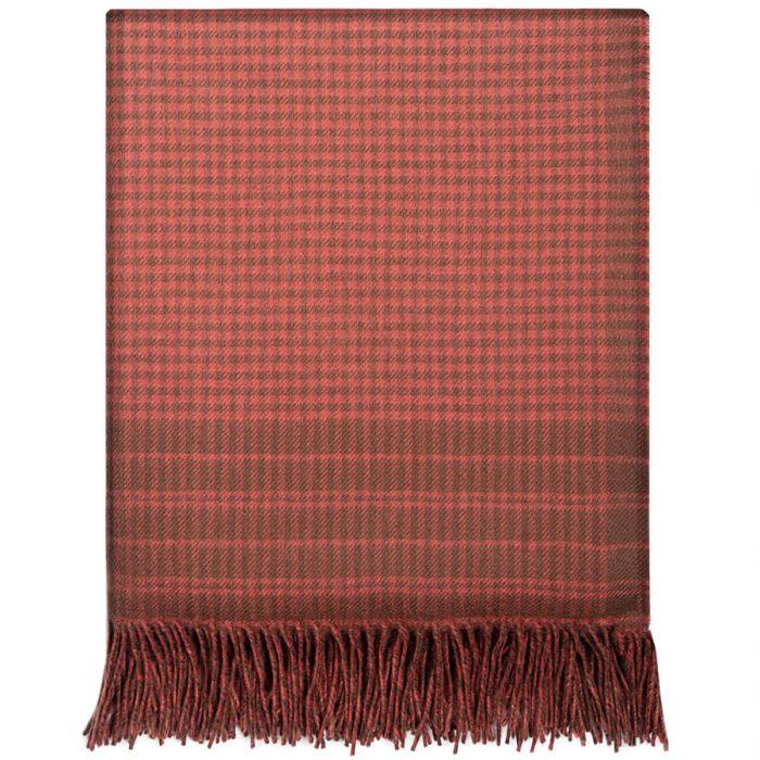 lochcarron of scotland Shepherd Moorit Lambswool Blanket