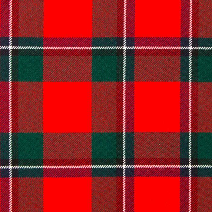lochcarron of scotland Sinclair Red Modern Heavyweight Tartan Fabric