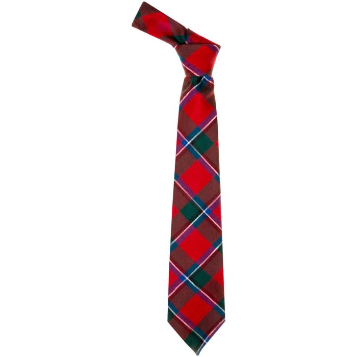 Lochcarron Of Scotland Sinclair Red Modern Tartan Tie