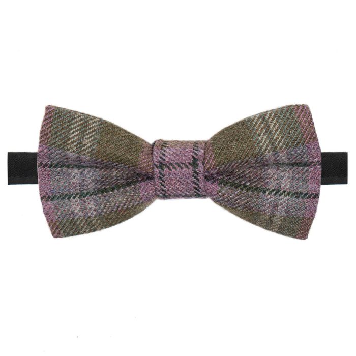 lochcarron of scotland Spirit of Scotland Weathered Selkirk Heavyweight Tweed Bow Tie