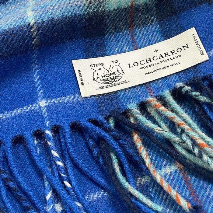 Lochcarron Of Scotland Steps To Hope Tartan Lambswool Scarf