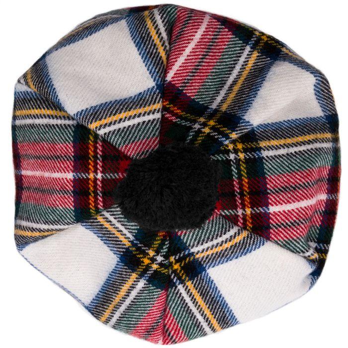 lochcarron of scotland Stewart Dress Modern Tartan Brushed Wool Tam