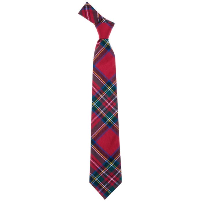 Lochcarron Of Scotland Stewart Royal Modern Tartan Tie