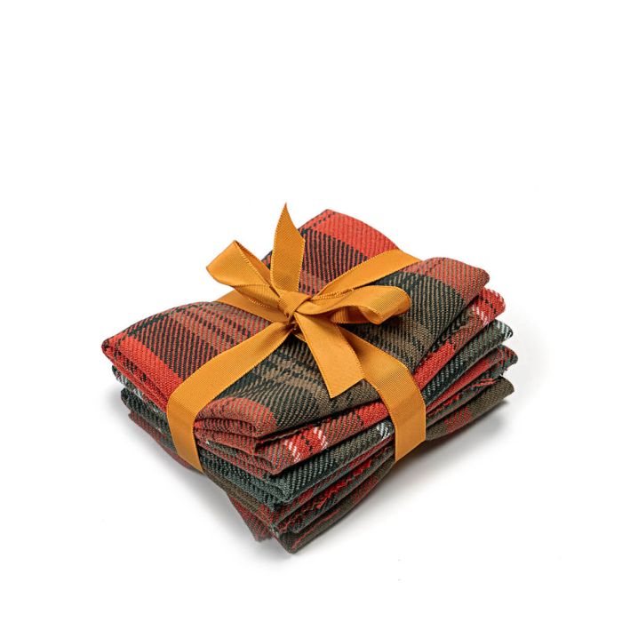 lochcarron of scotland Strome Heavy weight Fabric 6 Pcs Weathered Tartan - Craft Bundle