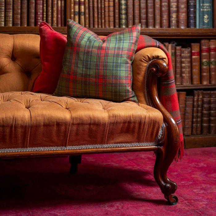 Lochcarron Of Scotland The Grant 1714 Tartan Reiver Lightweight Cushion Cover Medium