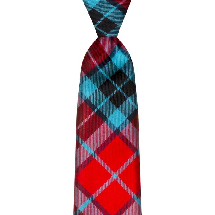 lochcarron of scotland Thomson Red Modern Tartan Tie