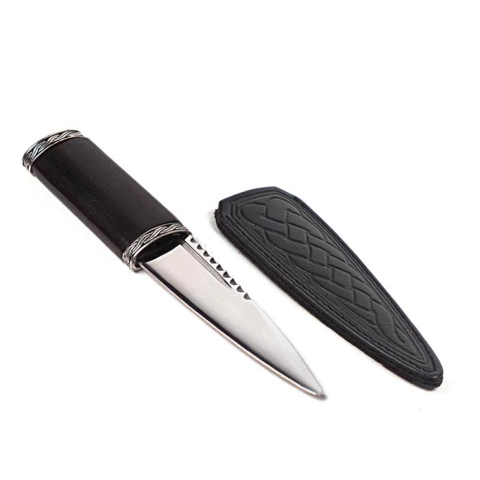 Lochcarron Of Scotland Torridon Blackwood Sgian Dubh With Plain Top