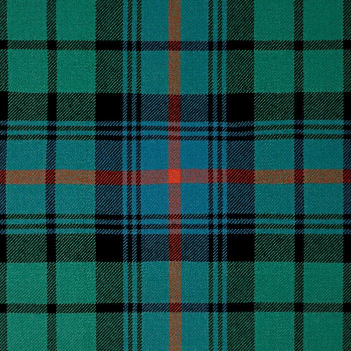 lochcarron of scotland Urquhart Broad Red Ancient Heavyweight Tartan Fabric