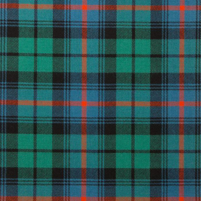 lochcarron of scotland Urquhart Broad Red Ancient Lightweight Tartan Fabric