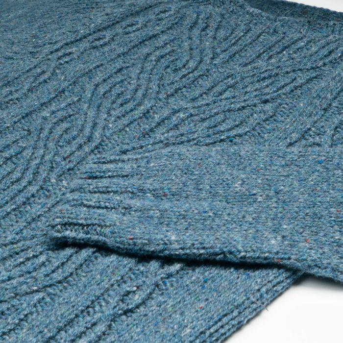 Lochcarron Of Scotland Women's Kenna Ossian Braid And Cable Knitted Wool Crew Neck Jumper