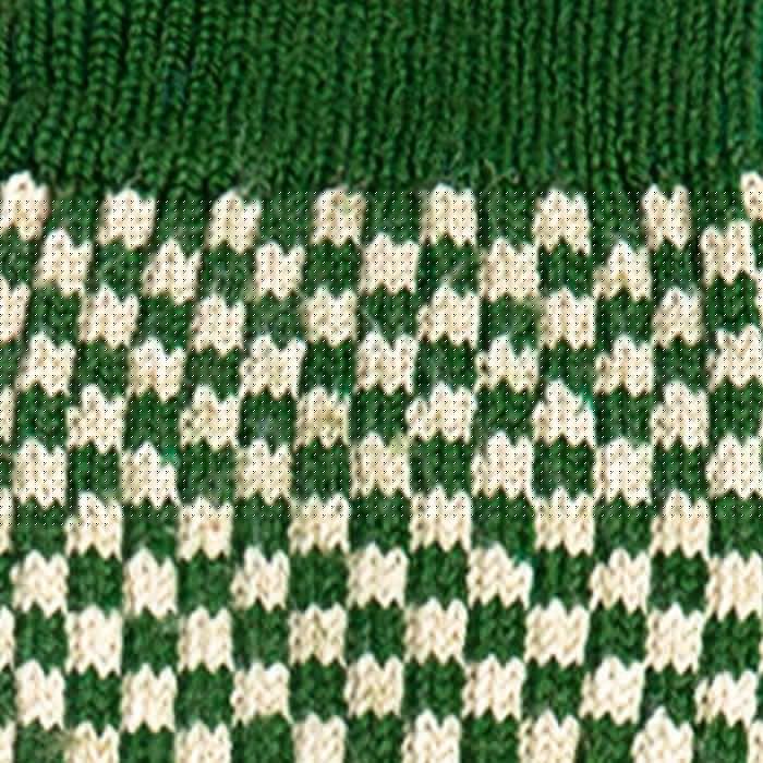 Lochcarron Of Scotland Womens Ivy Gingham Merino Blend Socks