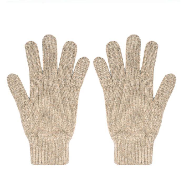 Lochcarron Of Scotland Womens Luxury Otter Cashmere Gloves