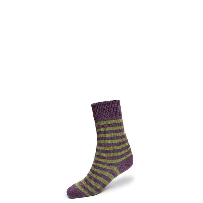 Lochcarron Of Scotland Womens Thistle Stripe Merino Blend Socks