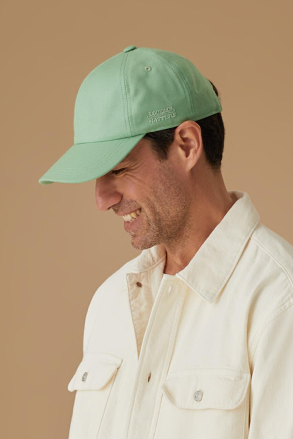 Lock & Co Hatters Adjustable Baseball Cap In Green Wool