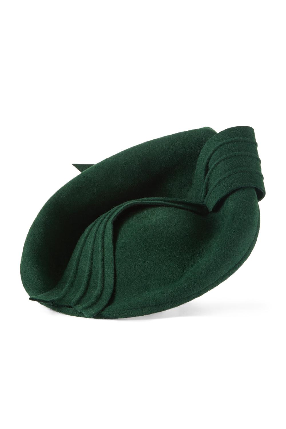 Lock & Co Hatters Belvedere Bottle Green Felt Percher