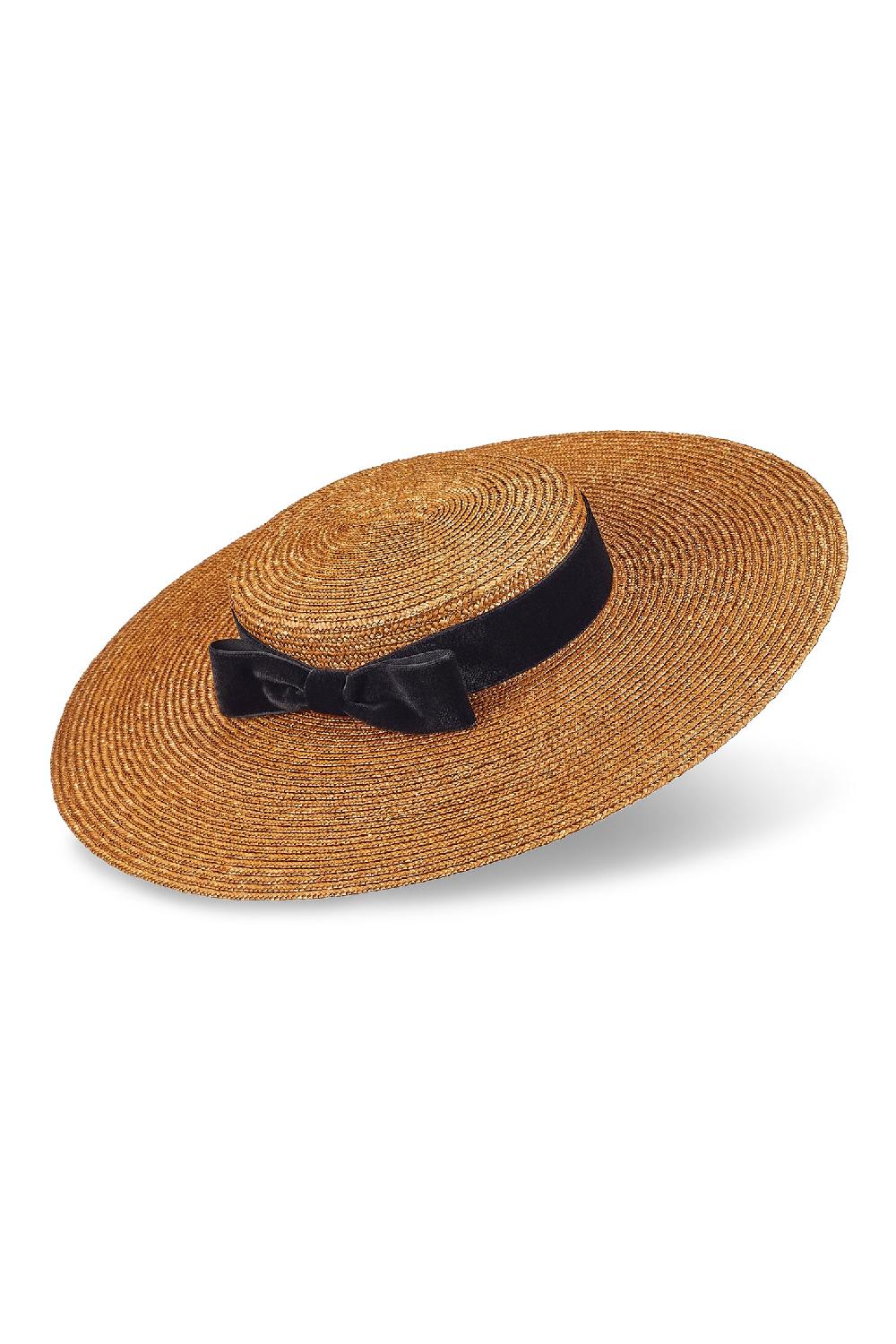 Lock & Co Hatters Branka Boater Hat With An Oversized Brim In Pedal Straw