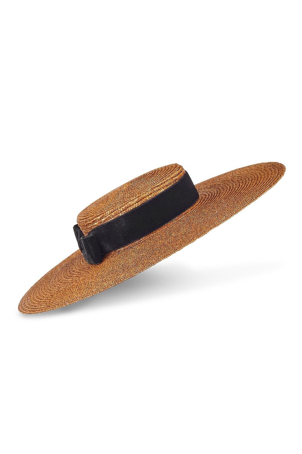 Lock & Co Hatters Branka Boater Hat With An Oversized Brim In Pedal Straw