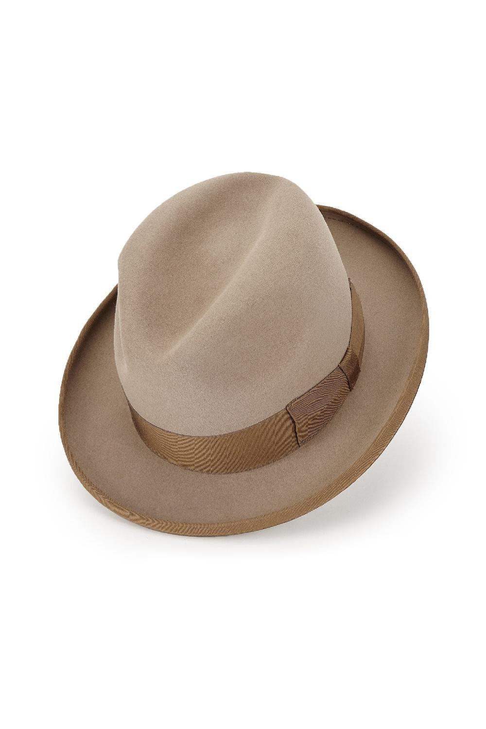 Lock & Co Hatters Brown Felt Homburg Hat The Godfather