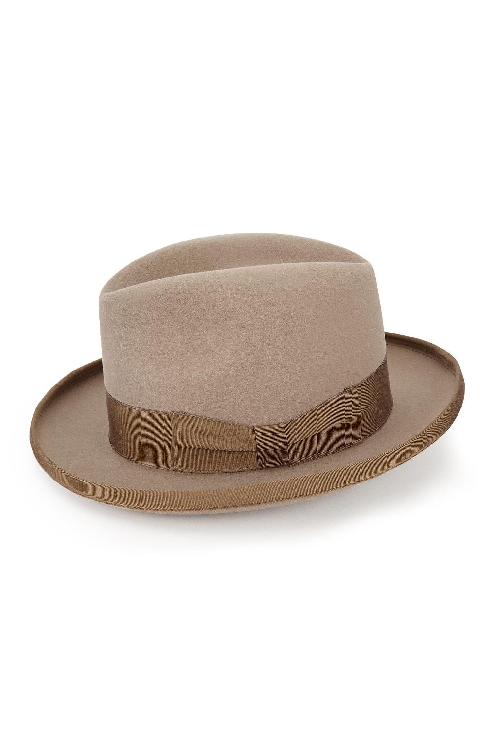 Lock & Co Hatters Brown Felt Homburg Hat The Godfather