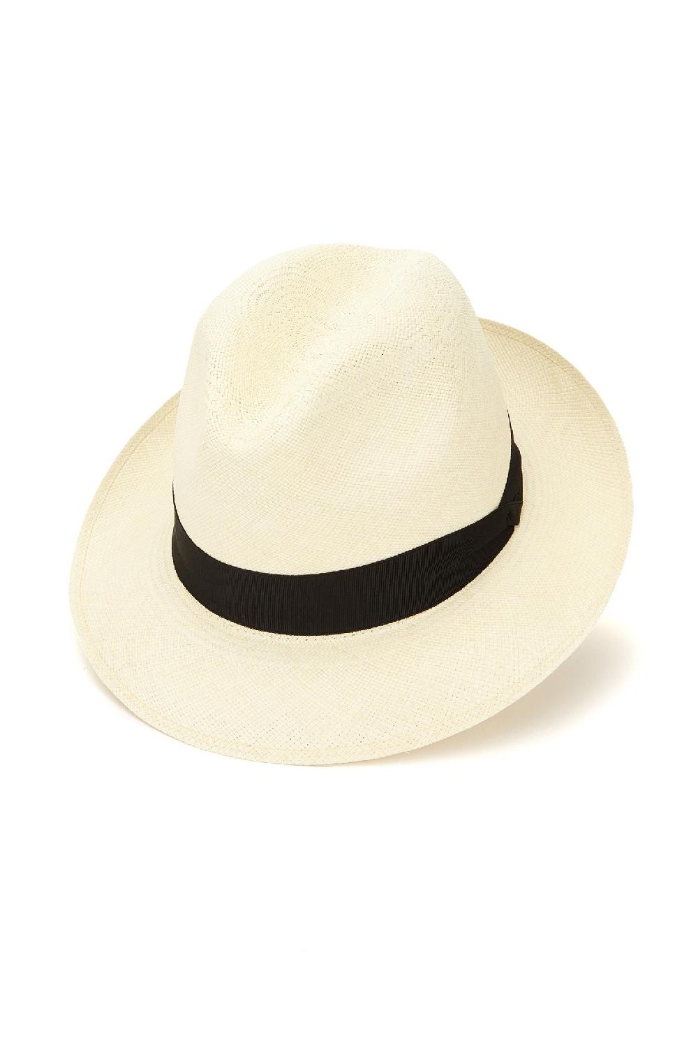 Lock & Co Hatters Classic Panama Toquilla Straw Trilby Hat