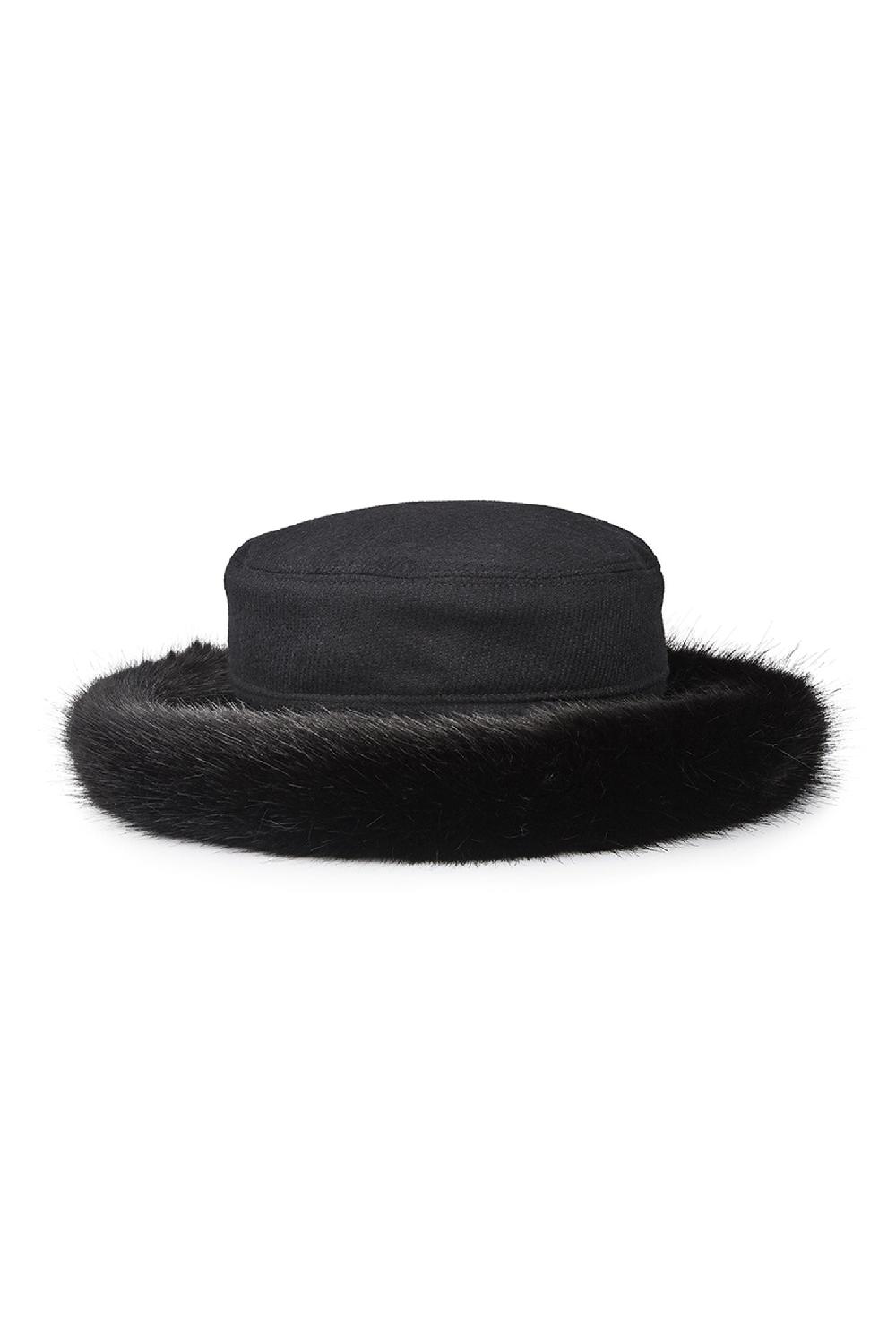 Lock & Co Hatters Estate Hat In A British Wool Tweed & Faux Fur Edge